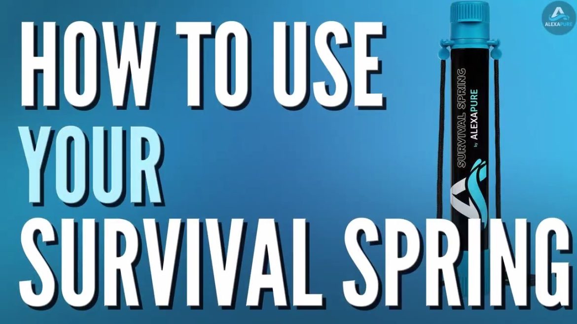 How to Use Your Alexapure Survival Spring Personal Water Filter